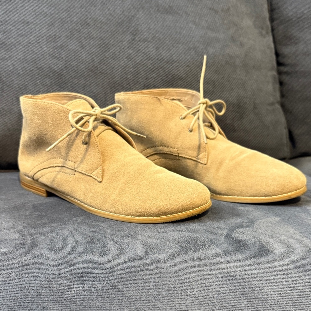 Women's Tan Suede Ankle Boots